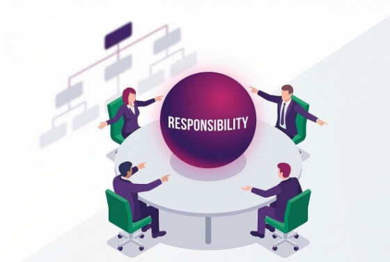 責任転嫁の様子